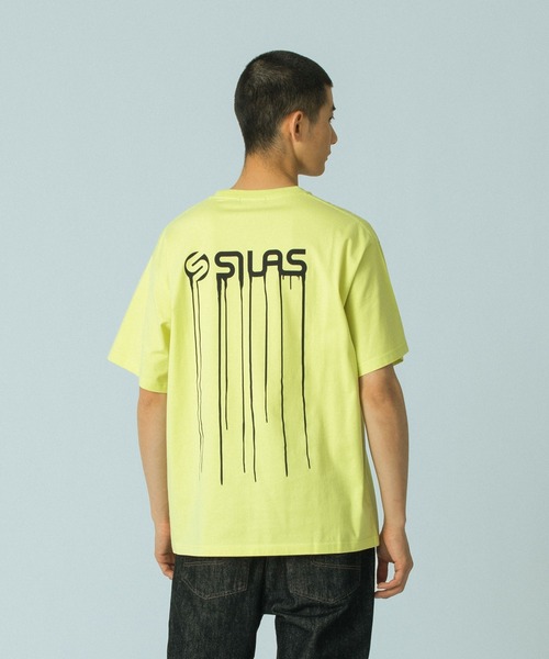 SILAS(サイラス)の「DRIP S/S TEE(Tシャツ/カットソー・メンズ・ブラック/イエロー/ホワイト・XL/L/M)」の3枚目の写真