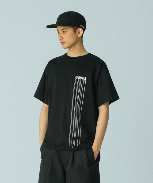 SILAS(サイラス)の「DRIP S/S TEE(Tシャツ/カットソー・メンズ・ブラック/イエロー/ホワイト・XL/L/M)」の2枚目の写真