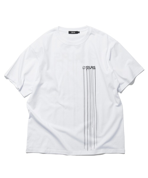 SILAS(サイラス)の「DRIP S/S TEE(Tシャツ/カットソー・メンズ・ブラック/イエロー/ホワイト・XL/L/M)」の4枚目の写真