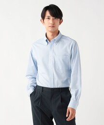 トリコット イージーケア ボタンダウンシャツ