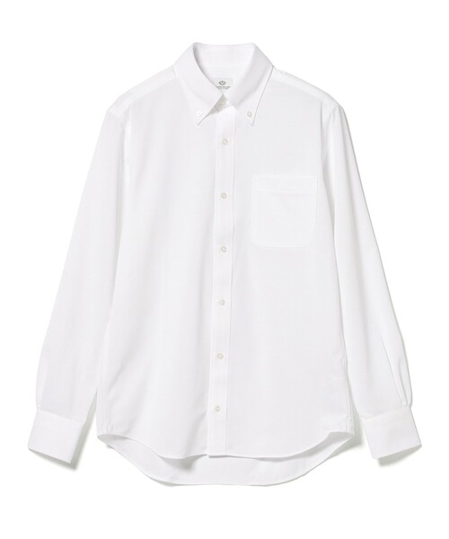 BEAMS HEART(ビームスハート)の「トリコット イージーケア ボタンダウンシャツ(シャツ/ブラウス・メンズ・ブルー/サックスブルー/ホワイト・38/41/39/42/40/37)」の10枚目の写真