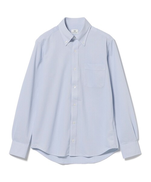 BEAMS HEART(ビームスハート)の「トリコット イージーケア ボタンダウンシャツ(シャツ/ブラウス・メンズ・ブルー/サックスブルー/ホワイト・38/41/39/42/40/37)」の13枚目の写真