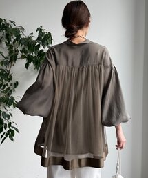 【WEB限定】バックチュールブラウス