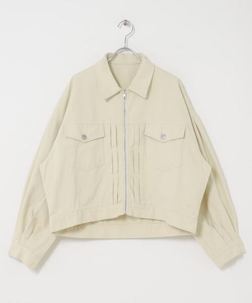 ITEMS URBANRESEARCH(アイテムズ アーバンリサーチ)の「袖ボリュームZIPブルゾン(ブルゾン・レディース・ホワイト系その他/ブラウン・FREE)」の19枚目の写真