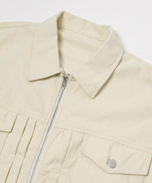 ITEMS URBANRESEARCH(アイテムズ アーバンリサーチ)の「袖ボリュームZIPブルゾン(ブルゾン・レディース・ホワイト系その他/ブラウン・FREE)」の20枚目の写真