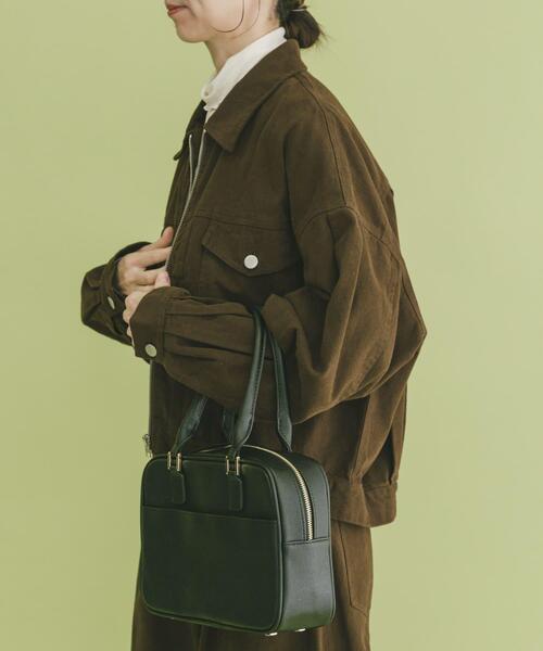 ITEMS URBANRESEARCH(アイテムズ アーバンリサーチ)の「袖ボリュームZIPブルゾン(ブルゾン・レディース・ホワイト系その他/ブラウン・FREE)」の3枚目の写真