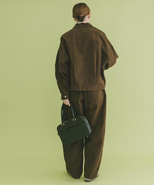 ITEMS URBANRESEARCH(アイテムズ アーバンリサーチ)の「袖ボリュームZIPブルゾン(ブルゾン・レディース・ホワイト系その他/ブラウン・FREE)」の6枚目の写真