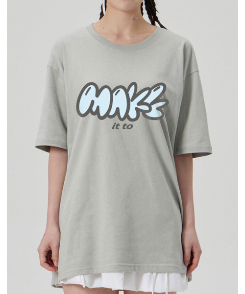 MAKEITTO（メイキット）の「[MAKE] CREW NECK TEE_MINT（Tシャツ/カットソー・メンズ・その他・MEDIUM/LARGE/X-LARGE/XX-LARGE）」の4枚目の写真