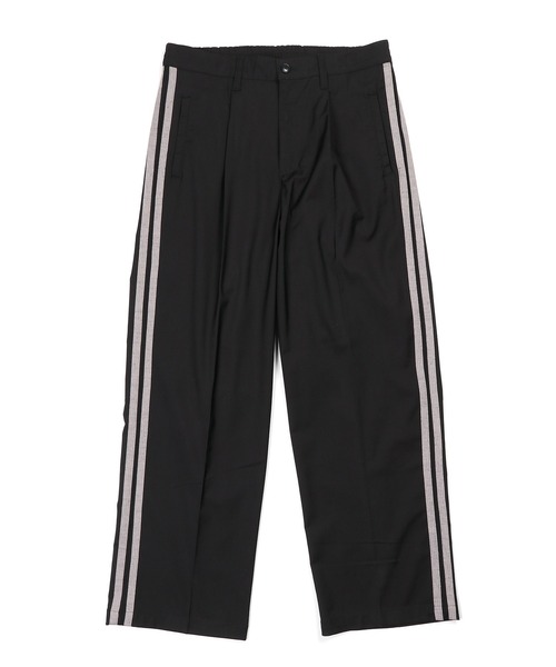 The DUFFER of ST.GEORGE(ザダファーオブセントジョージ)の「【WEB限定アイテム】SIDE LINE EASY WIDE SLACKS:サイドライン イージー バギースラックス バギーパンツ(スラックス・メンズ・ブラック/グレー・LARGE/MEDIUM/SMALL/X-LARGE)」の8枚目の写真