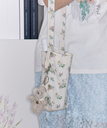 NONLOCAL（ノンローカル）の「[ノンローカルxイーサックバッグ] Multi Floral Hand Drawing Tumbler Bag - Ivory（エコバッグ/サブバッグ）」
