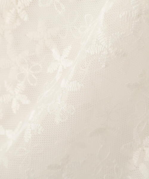 EDIT COLOGNE（エディットコロン）の「＜Ｅ＞レーススカーフ付きリブニット / 1216175200（ニット/セーター・レディース・パープル/ブルー/ホワイト系その他/ホワイト×ブラック・FREE）」の17枚目の写真