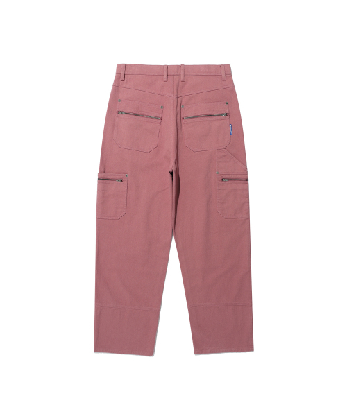 ISTKUNST(イストクンスト)の「WASHED COTTON DOUBLE KNEE PANTS_DUST PINK(IK2EFMPA10A)(その他パンツ・レディース・その他・S/M/L)」の3枚目の写真
