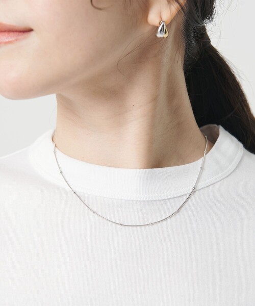 by Preek（バイプリーク）の「＜by Preek＞ドットライン チェーン ネックレス（ネックレス・レディース・ゴールド/シルバー・FREE）」の4枚目の写真