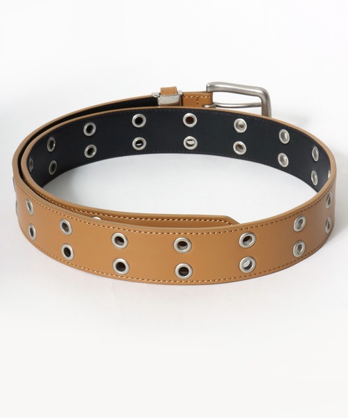 Lee（リー）の「Lee/リー Synthetic Leather Eyele Belt/40mm 合皮 ハトメ フェイクレザーベルト/レディース メンズ（ベルト・メンズ・ブラウン/ダークブラウン/ブラック・FREE）」の12枚目の写真