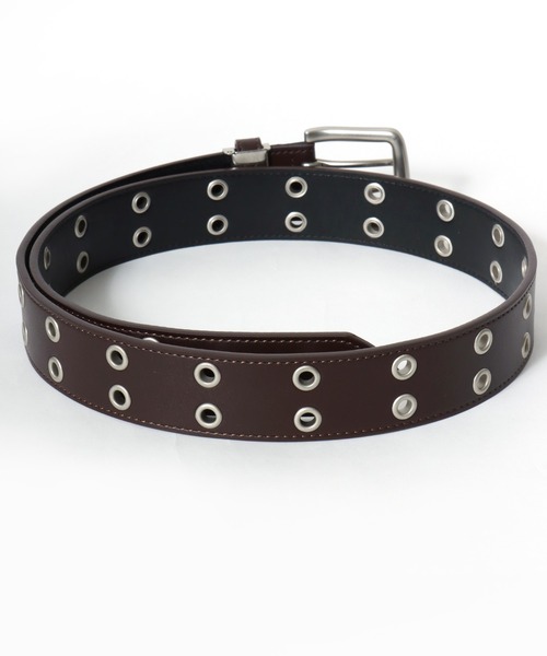 Lee（リー）の「Lee/リー Synthetic Leather Eyele Belt/40mm 合皮 ハトメ フェイクレザーベルト/レディース メンズ（ベルト・メンズ・ブラウン/ダークブラウン/ブラック・FREE）」の10枚目の写真