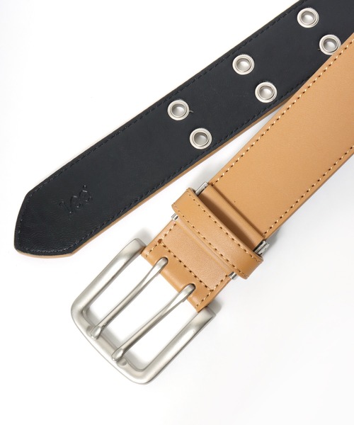 Lee（リー）の「Lee/リー Synthetic Leather Eyele Belt/40mm 合皮 ハトメ フェイクレザーベルト/レディース メンズ（ベルト・メンズ・ブラウン/ダークブラウン/ブラック・FREE）」の16枚目の写真