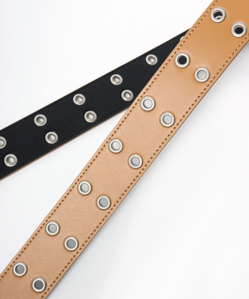 Lee（リー）の「Lee/リー Synthetic Leather Eyele Belt/40mm 合皮 ハトメ フェイクレザーベルト/レディース メンズ（ベルト・メンズ・ブラウン/ダークブラウン/ブラック・FREE）」の17枚目の写真