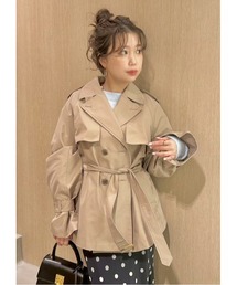 LILY BROWN | クラシックミドルトレンチコート(トレンチコート)