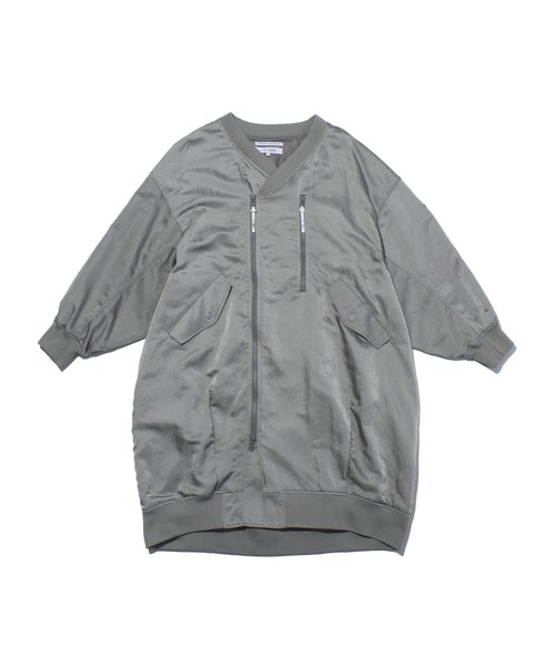 F/CE. (エフシーイー)の「F/CE. SILKY NYLON MA-1 LONG COAT / エフシーイー シルキー ナイロン MA-1 ロング コート(その他アウター・メンズ・ブラック/グレー・LARGE/MEDIUM/SMALL)」の2枚目の写真