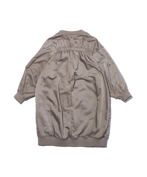 F/CE. (エフシーイー)の「F/CE. SILKY NYLON MA-1 LONG COAT / エフシーイー シルキー ナイロン MA-1 ロング コート(その他アウター・メンズ・ブラック・LARGE/MEDIUM/SMALL)」の4枚目の写真