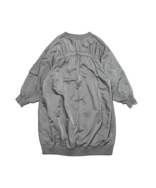 F/CE. (エフシーイー)の「F/CE. SILKY NYLON MA-1 LONG COAT / エフシーイー シルキー ナイロン MA-1 ロング コート(その他アウター・メンズ・ブラック・LARGE/MEDIUM/SMALL)」の3枚目の写真