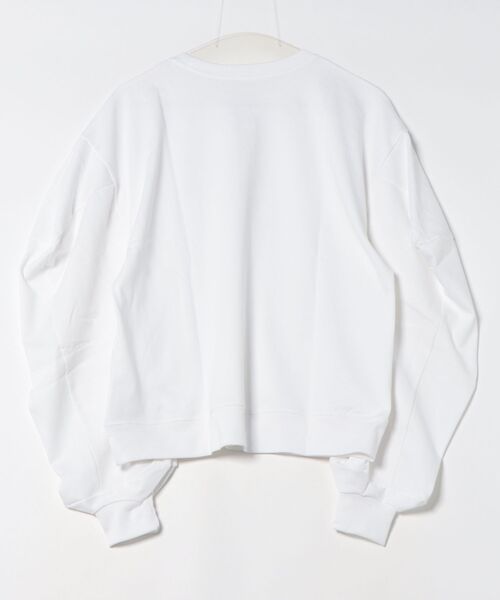 Narcissus（ナルシス）の「ユニークボリュームカットソー（スウェット・レディース・ホワイト/ブラック・FREE）」の11枚目の写真