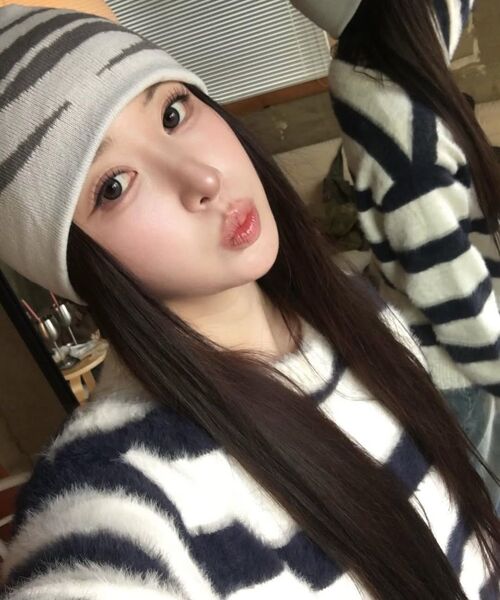 SLOWACID（スローアシッド）の「ヘアリーストライププルオーバーニット[アイボリー]（ニット/セーター・レディース・その他・MEDIUM/SMALL/LARGE）」の4枚目の写真