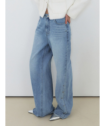 Stud Denim Pants Blue