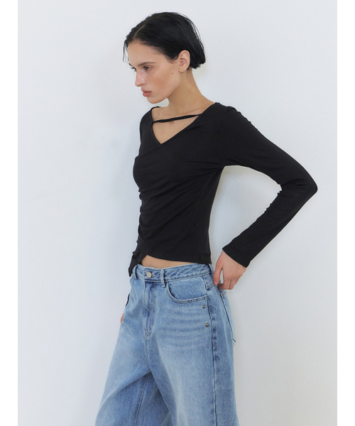 ETMON（エトモン）の「Stud Denim Pants Blue（デニムパンツ・レディース・その他・S/M）」の4枚目の写真