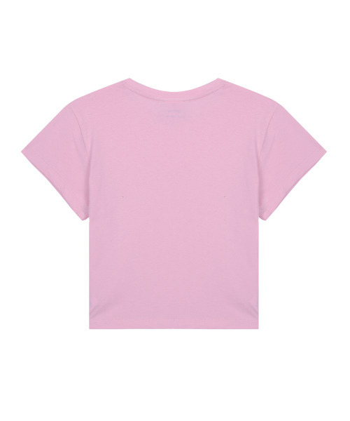 ITZAVIBE(イッザバイブ)の「CAT SAYING CROP T-SHIRT_PINK(Tシャツ/カットソー・レディース・その他・ONE SIZE)」の3枚目の写真