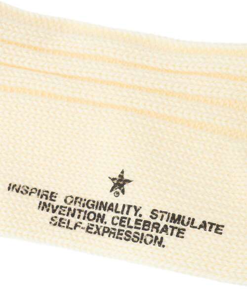 CONVERSE TOKYO（コンバーストウキョウ）の「STAR★ LOWGAUGE SOX（ソックス/靴下・レディース・オフホワイト/ブラック/ホワイト・3/1）」の8枚目の写真