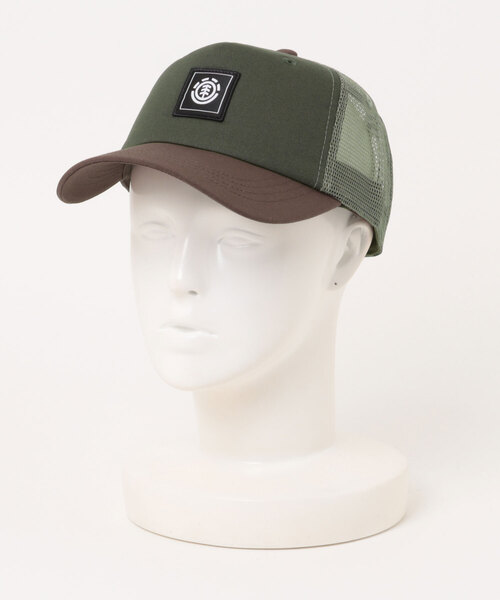 ELEMENT(エレメント)の「ELEMENT メンズ ICON MESH CAP キャップ 【2026年春夏モデル】(キャップ・メンズ・ブラック/ホワイト系その他/ブラウン・FREE)」の3枚目の写真