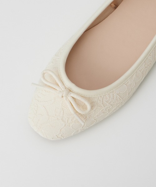 Honeys(ハニーズ)の「バレエシューズ(バレエシューズ・レディース・ホワイト系その他・24.5/24.0/23.5/23.0)」の12枚目の写真