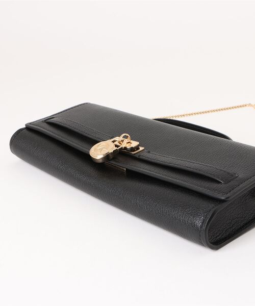 MICHAEL KORS（マイケルコース）の「HAMILTON MODERNE EW レザー クラッチ ミディアム（クラッチバッグ・レディース・ブラック・FREE）」の8枚目の写真