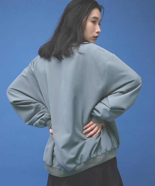 Kappa(カッパ)の「≪Kappa×and ST ウェルネスクラブ≫ダブルクロスジャケット (ユニセックス)(その他アウター・レディース・ブラック/ブルー/ベージュ・LARGE/MEDIUM/SMALL)」の7枚目の写真