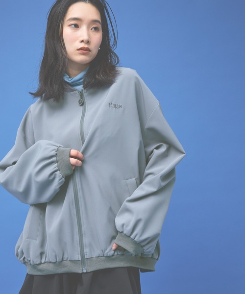 Kappa(カッパ)の「≪Kappa×and ST ウェルネスクラブ≫ダブルクロスジャケット (ユニセックス)(その他アウター・レディース・ブラック/ブルー/ベージュ・LARGE/MEDIUM/SMALL)」の10枚目の写真
