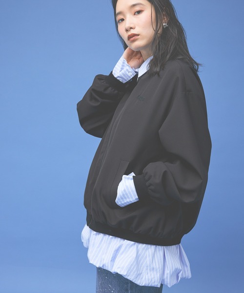 Kappa(カッパ)の「≪Kappa×and ST ウェルネスクラブ≫ダブルクロスジャケット (ユニセックス)(その他アウター・レディース・ブラック/ブルー/ベージュ・LARGE/MEDIUM/SMALL)」の17枚目の写真