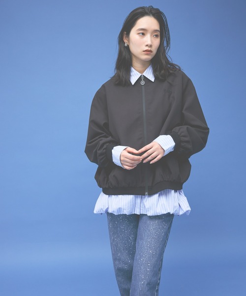 Kappa(カッパ)の「≪Kappa×and ST ウェルネスクラブ≫ダブルクロスジャケット (ユニセックス)(その他アウター・レディース・ブラック/ブルー/ベージュ・LARGE/MEDIUM/SMALL)」の19枚目の写真