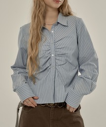 gather design shirt / ギャザーデザインシャツ