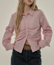 gather design shirt / ギャザーデザインシャツ