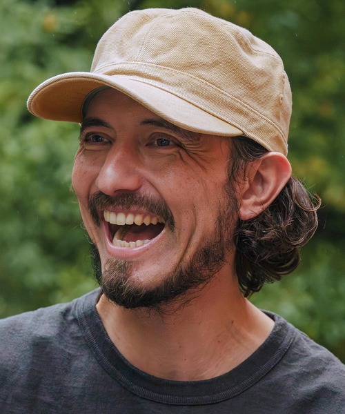 CAMBIO（カンビオ）の「mko13385- Standard Work Cap ワークキャップ(NF-261-BO006)（キャップ・メンズ・ブラック/カーキオリーブ/ネイビー/ベージュ・M/L）」の2枚目の写真