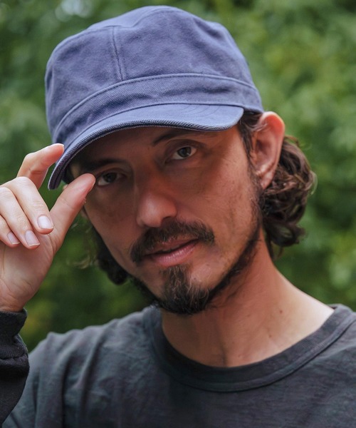 CAMBIO（カンビオ）の「mko13385- Standard Work Cap ワークキャップ(NF-261-BO006)（キャップ・メンズ・ブラック/カーキオリーブ/ネイビー/ベージュ・M/L）」の9枚目の写真