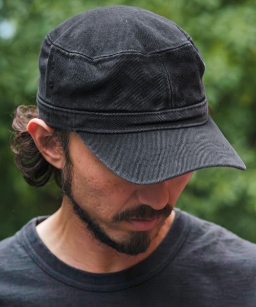CAMBIO（カンビオ）の「mko13385- Standard Work Cap ワークキャップ(NF-261-BO006)（キャップ・メンズ・ブラック/カーキオリーブ/ネイビー/ベージュ・M/L）」の12枚目の写真