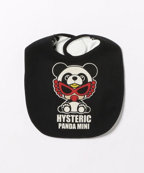 HYSTERIC MINI（ヒステリックミニ）の「PANDA MINI RV スタイ（その他ベビー用品・キッズ・ホワイト/ベビーピンク/ブラック・FREE）」の2枚目の写真