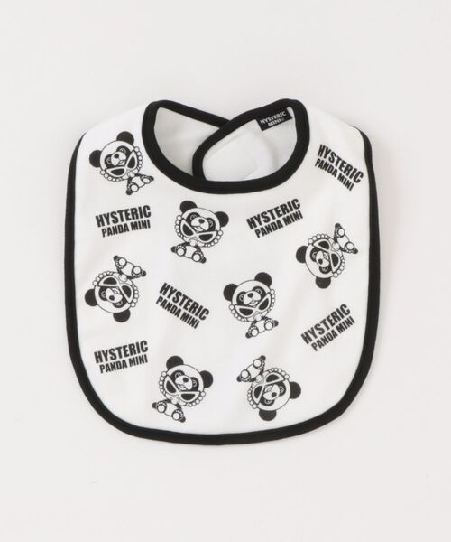 HYSTERIC MINI（ヒステリックミニ）の「PANDA MINI RV スタイ（その他ベビー用品・キッズ・ホワイト/ベビーピンク/ブラック・FREE）」の5枚目の写真