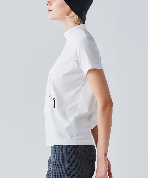 Picone CLUB（ピッコーネクラブ）の「ハートプリントプルオーバー（Tシャツ/カットソー・レディース・ブラック/ネイビー/ホワイト・13号/11号/9号）」の11枚目の写真