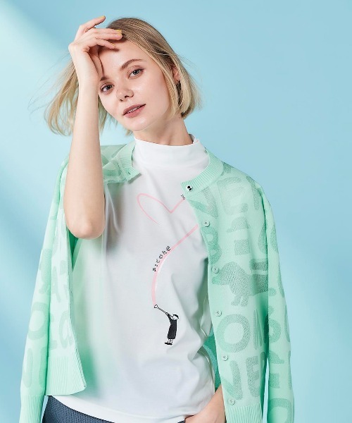Picone CLUB（ピッコーネクラブ）の「ハートプリントプルオーバー（Tシャツ/カットソー・レディース・ブラック/ネイビー/ホワイト・13号/11号/9号）」の16枚目の写真