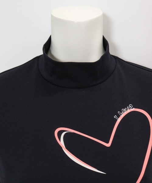Picone CLUB（ピッコーネクラブ）の「ハートプリントプルオーバー（Tシャツ/カットソー・レディース・ブラック/ネイビー/ホワイト・13号/11号/9号）」の20枚目の写真