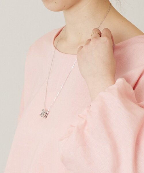 LIVETART（リヴェタート）の「キューブネックレス（リング・レディース・シルバー・FREE）」の2枚目の写真