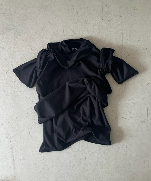 UNUSED（アンユーズド）の「UNUSED Us2025 fruit of the loom×unused 2pack t-shirt（Tシャツ/カットソー・メンズ・ホワイト/グレー/ブラック・2/3）」の7枚目の写真